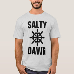 SALTY DAWG MÄNNER NAUTISCHE T - SHIRT