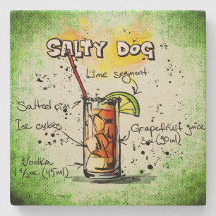 Salty Dog Drink Rezept Steinuntersetzer