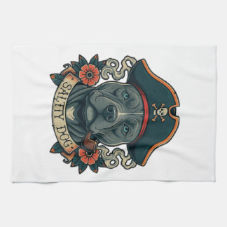 Salty Dog Pitbull Geschirrtuch