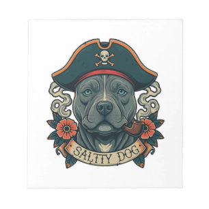 Salty Dog Pitbull Notizblock