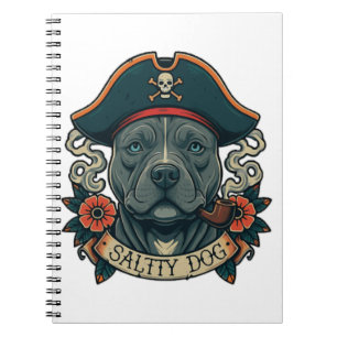 Salty Dog Pitbull Notizblock