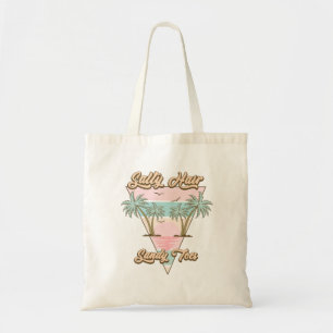 Salty Hair Sandy Toes Summer Tropical Beach Life Tragetasche