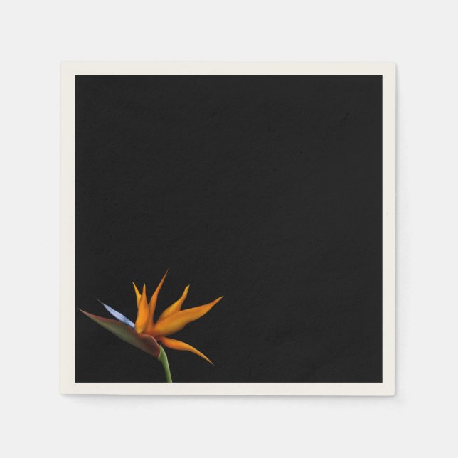 Salty Kisses Tropical Decor Bird of Paradise Serviette (Vorderseite)