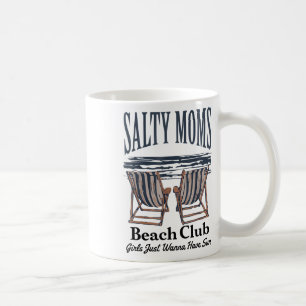 Salty Mamas Beach Club Girls Just Wanna have Sun,  Kaffeetasse
