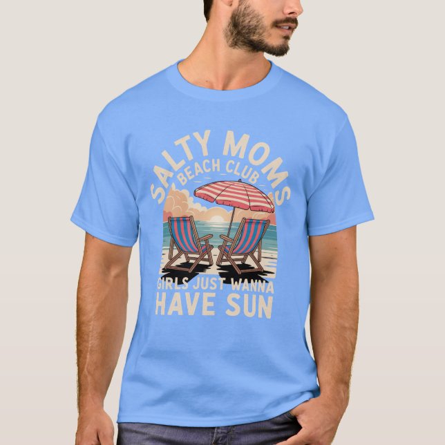 Salty Mamas Beach Club T-Shirt (Vorderseite)