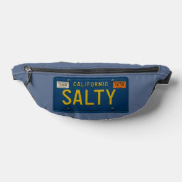 Salty Retro 1969 California License Plate Graphic Bauchtasche