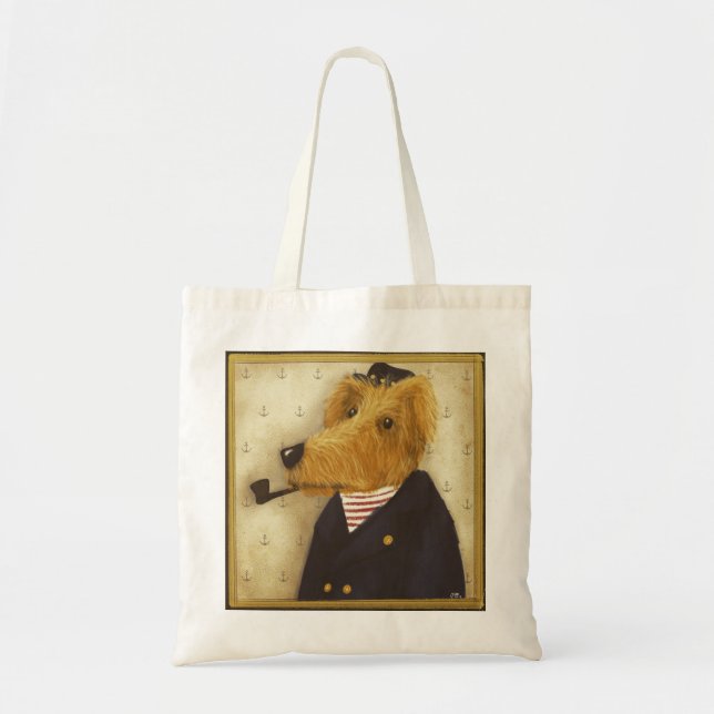 Salty Sea Dog Tote Bag Tragetasche (Vorne)
