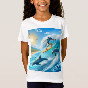 Salty Sisterhood Trio Mädchen Strandspaziergang Su T-Shirt