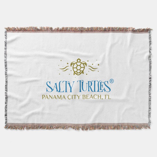 Salty Turtles® Throw Blanket Decke (Vorderseite)
