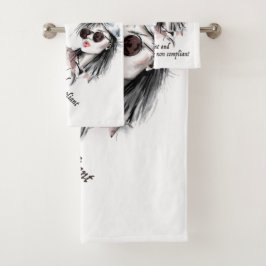 Salty und Defiant Badhandtuch Set