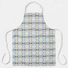 Salty Watercolor Pastel Colors On Cloud White Schürze