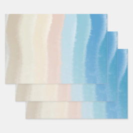 Salty Waves an der Küste Geschenkpapier Set