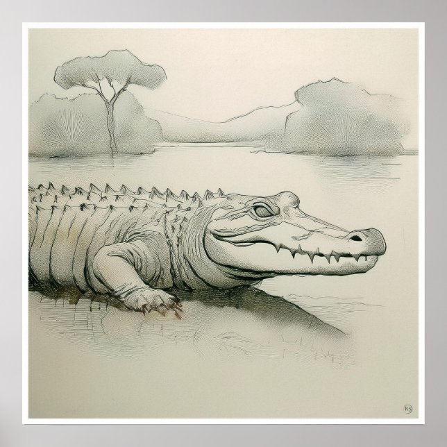 Salty Zeichn - Kunstdrucken Poster (Vorne)