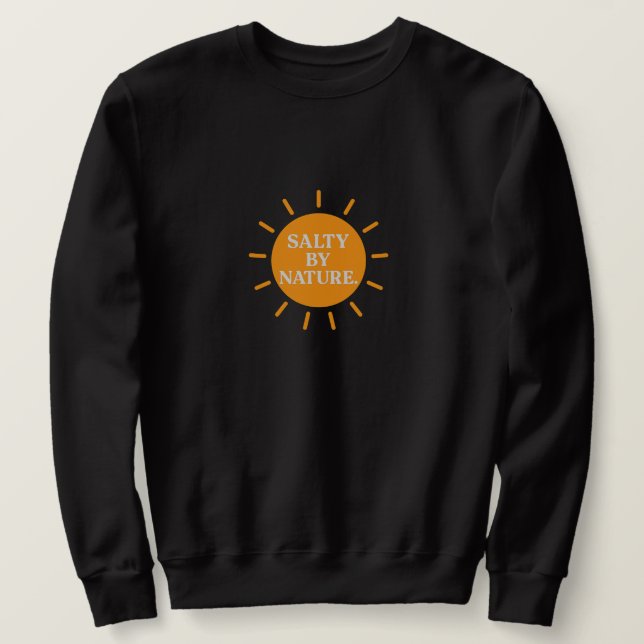 SaltyByNature Sun & Snowman Sweatshirt (Design vorne)