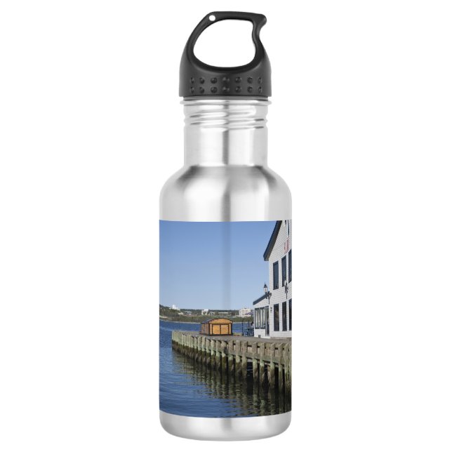 Salty's Wharf Trinkflasche (Vorderseite)