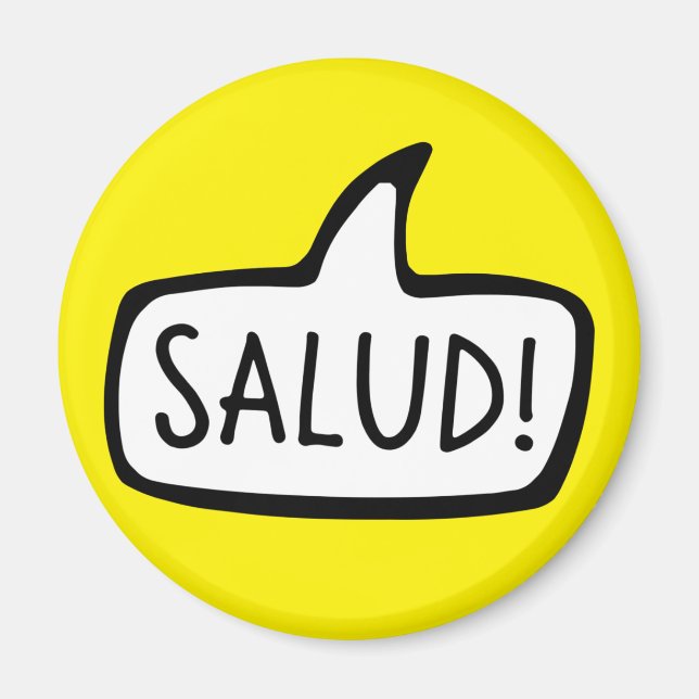 Salud! Breton Gruß Hallo, Bretagne, Brezhoneg Magnet (Vorne)