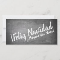 Saludos De Navidad en La Pizarra