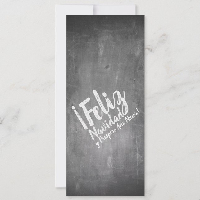 Saludos De Navidad en La Pizarra (Vorderseite)