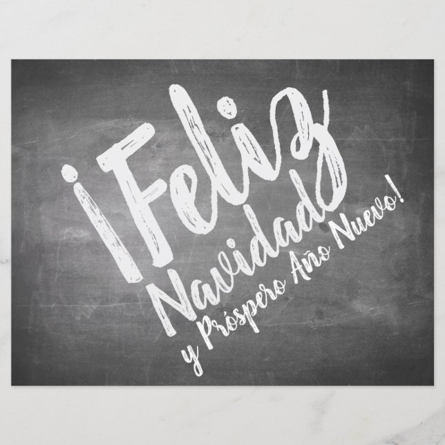 Saludos De Navidad en La Pizarra (Vorderseite)