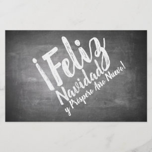 Saludos De Navidad en La Pizarra