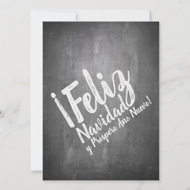 Saludos De Navidad en La Pizarra (Vorderseite)