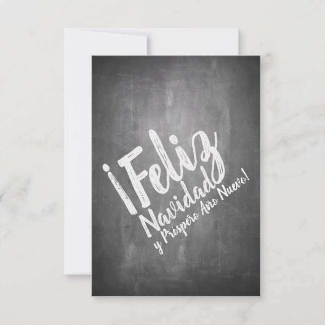 Saludos De Navidad en La Pizarra (Vorderseite)