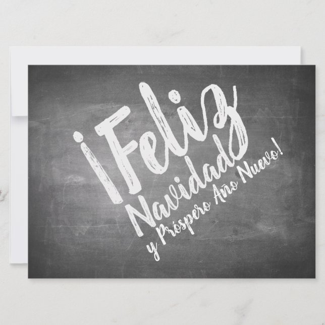 Saludos De Navidad en La Pizarra (Vorderseite)