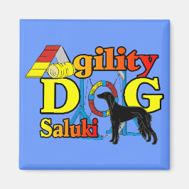 Saluki Agility Geschenke Magnet