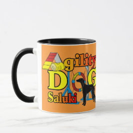 Saluki Agility Geschenke Tasse