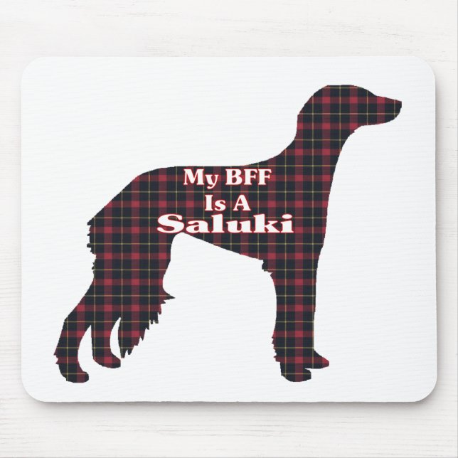 Saluki BESTE FREUNDIN Geschenke Mousepad (Vorne)