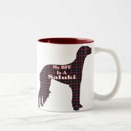 Saluki BESTE FREUNDIN Geschenke Zweifarbige Tasse