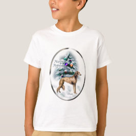 Saluki Christmas Geschenke T-Shirt