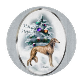 Saluki Christmas Schneidebrett