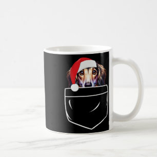Saluki Dog Weihnachtsmannmütze Weihnachtspocket Sp Kaffeetasse