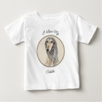 Saluki (Fawn) Malerei - Niedliche Original Hunde K