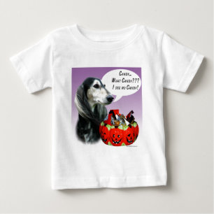 Saluki Halloween Candy Baby T-shirt