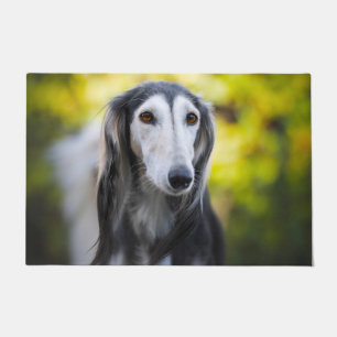Saluki-Hund. Fußmatte