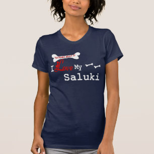 Saluki (I-Liebe) Bekleidung T-Shirt