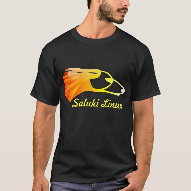 Saluki Linux T-Shirt (Vorderseite)