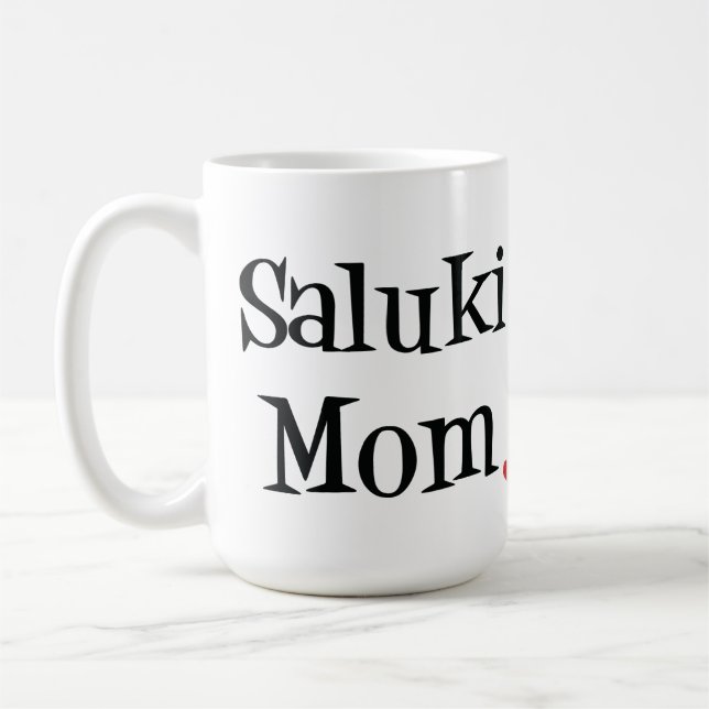 Saluki Mama-Tasse Kaffeetasse (Links)