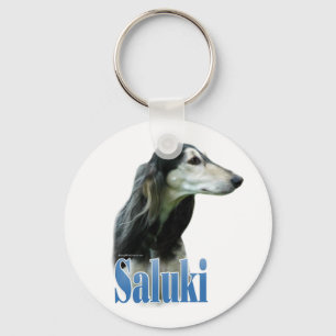 Saluki-Name Schlüsselanhänger