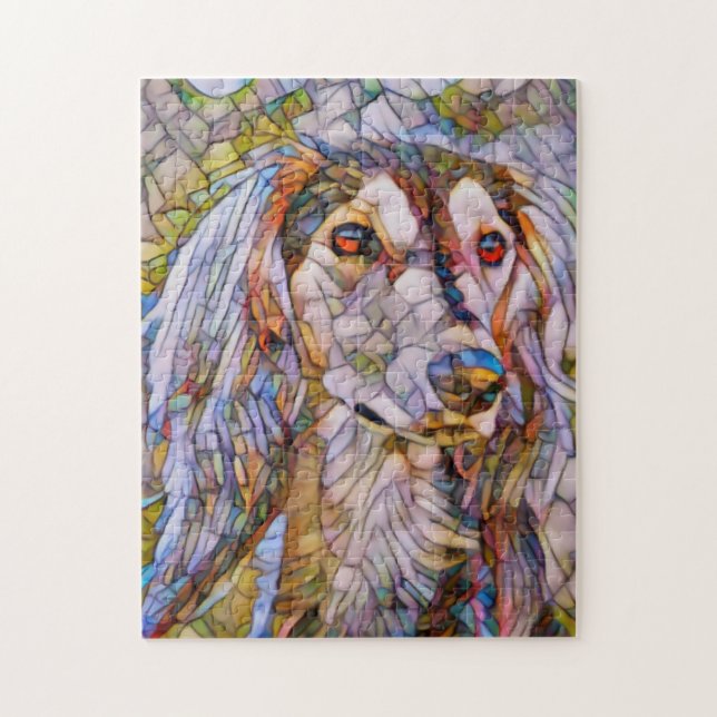 Saluki Painting Puzzle (Vertikal)
