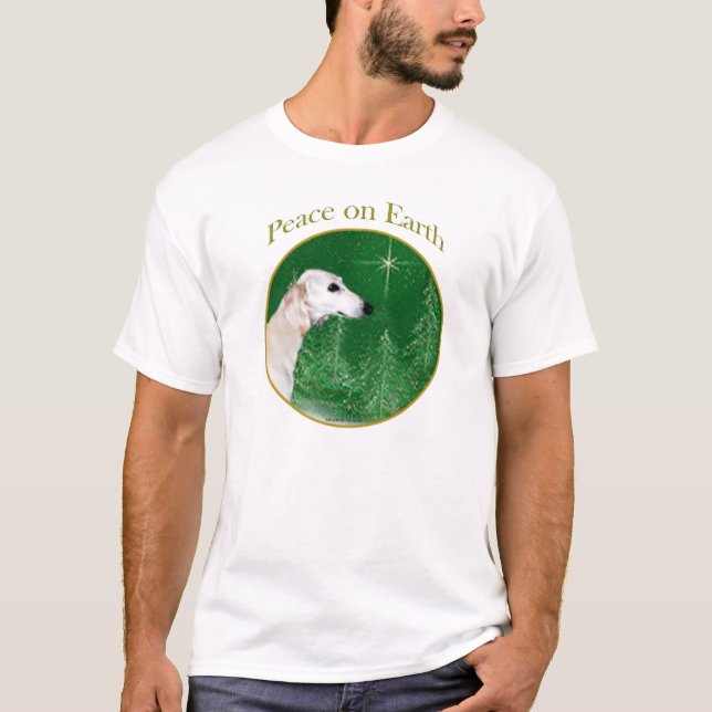 Saluki Peace T-Shirt (Vorderseite)