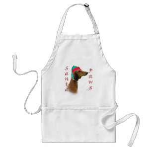 Saluki Santa Paws Schürze