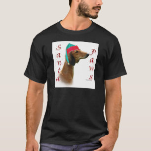 Saluki Santa Paws T-Shirt