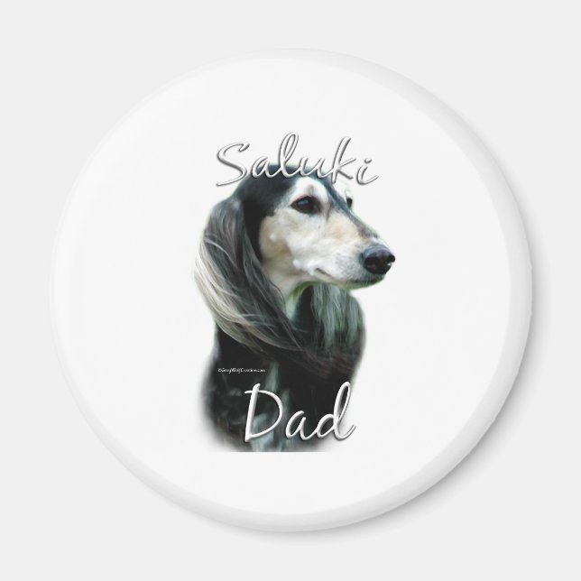 Saluki-Vater 2 Magnet (Vorne)