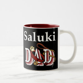 Saluki Vater Geschenke Zweifarbige Tasse