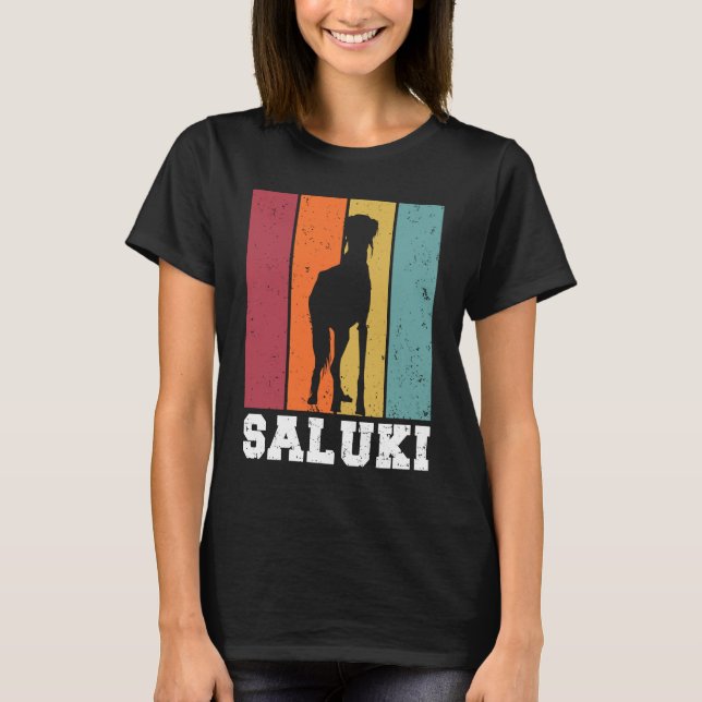 Saluki Vintage  2 T-Shirt (Vorderseite)