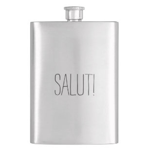 Salut Fun Klassisch Stilvoll Funny Classic Steel F Flachmann