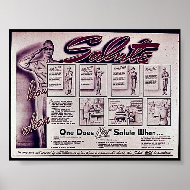 Salute Poster (Vorne)